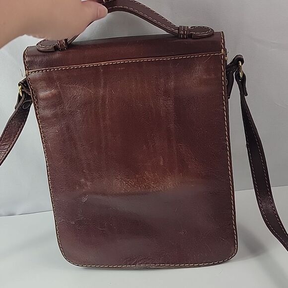CHIARUGI Genuine Leather Men's Messenger Crossbody Bag - Picture 5 of 14
